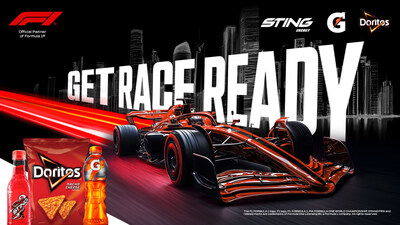 PEPSICO BRANDS UNITE FOR F1 PARTNERSHIP FEATURING STING ENERGY, GATORADE AND DORITOS PEPSICO BRANDS UNITE FOR F1 PARTNERSHIP FEATURING STING ENERGY, GATORADE AND DORITOS