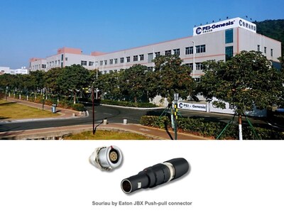 PEI-Genesis mở rộng năng lực sản xuất giá trị gia tăng ở châu Á cho dòng đầu nối Souriau by Eaton JBX