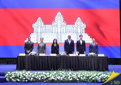 Rise for Khmer, Stand for Peace reflects Cambodia’s resilient journey—rising with dignity, humility, and unwavering strength through past and present challenges. (PRNewsfoto/Royal Group)