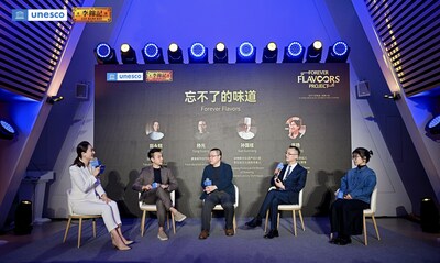 The four guest speakers share their own flavour stories. (PRNewsfoto/Lee Kum Kee Sauce) The four guest speakers share their own flavour stories. (PRNewsfoto/Lee Kum Kee Sauce)