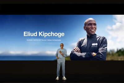 Eliud Kipchoge HUAWEI WATCH GT Runner Global Ambassador (PRNewsfoto/HUAWEI)