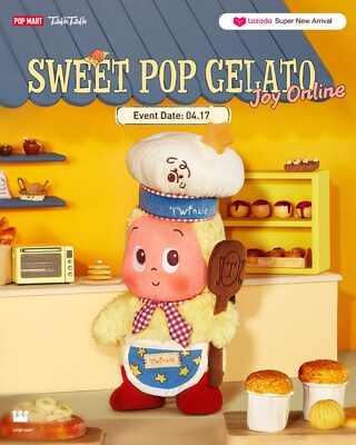 Bộ sưu tập “Twinkle Twinkle Sweet Pop Gelato” của POP MART sẽ ra mắt trên Lazada ngày 17/04