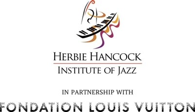 Herbie Hancock Institute of Jazz and Fondation Louis Vuitton logos Herbie Hancock Institute of Jazz and Fondation Louis Vuitton logos