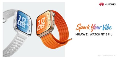 HUAWEI WATCH FIT 5 Pro (PRNewsfoto/HUAWEI)