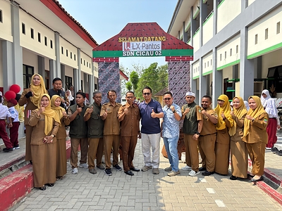 Opening ceremony for the SDN Cicau 02 renovation project in Bekasi, Indonesia Opening ceremony for the SDN Cicau 02 renovation project in Bekasi, Indonesia