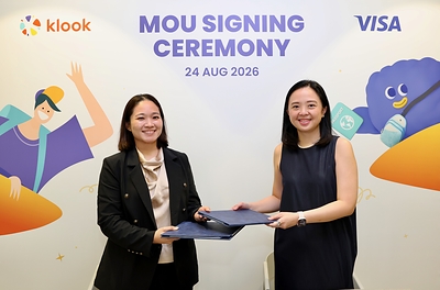 Từ trái qua phải: Sarah Wan, General Manager for Singapore, Indonesia, Malaysia and Thailand, Klook and Gladys Chan, Head of Marketing, Regional Southeast Asia, Visa Từ trái qua phải: Sarah Wan, General Manager for Singapore, Indonesia, Malaysia and Thailand, Klook and Gladys Chan, Head of Marketing, Regional Southeast Asia, Visa
